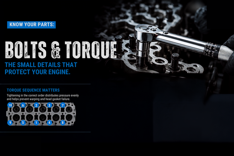 Know Your Parts: Why Head Bolts & Correct Torque Matter More Than You Think