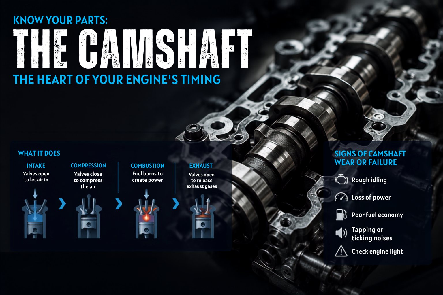 Know Your Parts: What Does a Camshaft Do and Why Is It So Important?